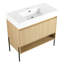 Meuble-lavabo sophistiqué avec des matériaux de qualité et un design élégant