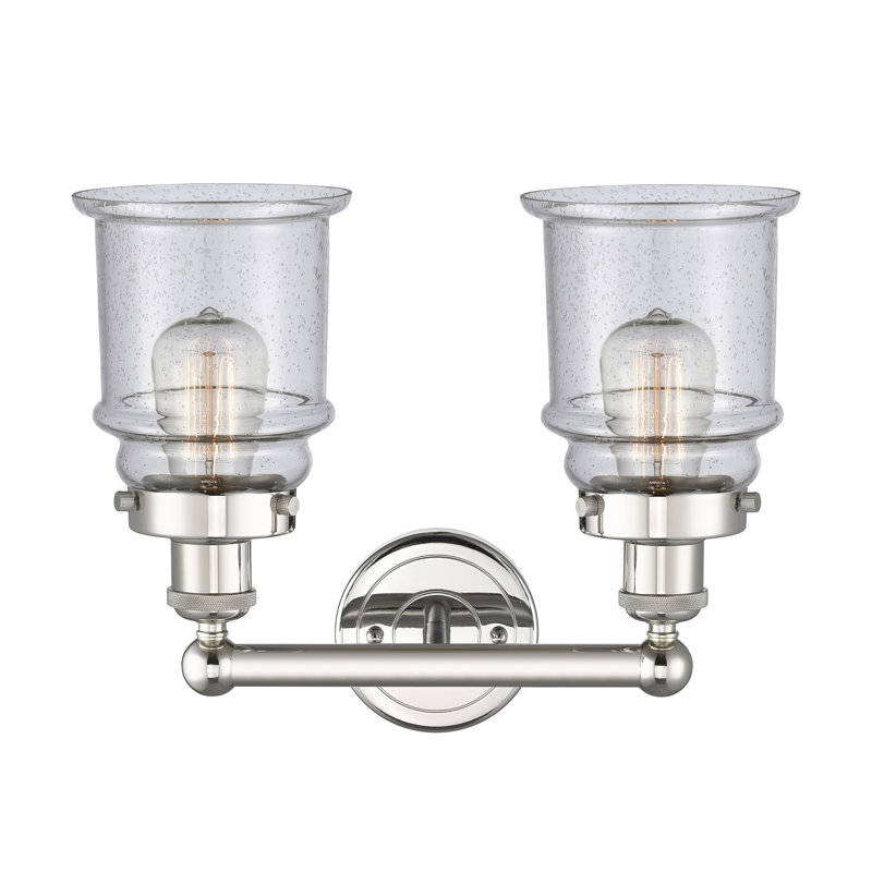 Cailen 2 - Light Dimmable Vanity Light, Seedy, Polished Nickel