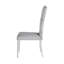 Chaises d'appoint rembourrées en velours