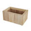 Ensemble de boîtes décoratives en bois brun avec couvercle en bois blanchi Stoyna-2102130669