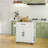 Sicilee Kitchen Cart with Manufactured Wood Top-1104807366