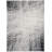 Abstract Machine Woven Black Area Rug-65714225