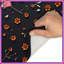 Tapis de bain fleurs orange-2006811807