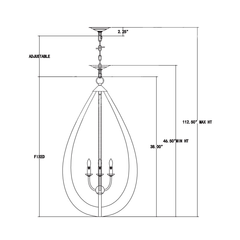 Arietta 4 - Light Chandelier