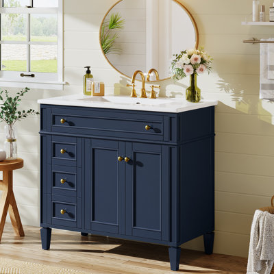 36'' Single Bathroom Vanity With Top