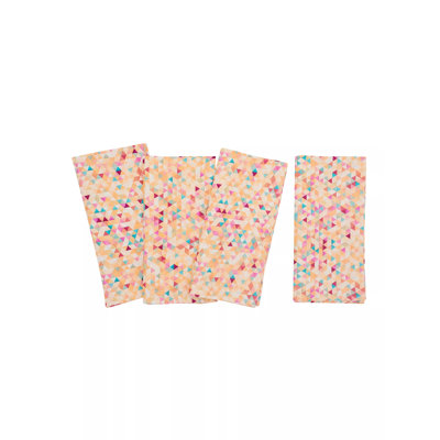 Abstract Linen Square Napkins