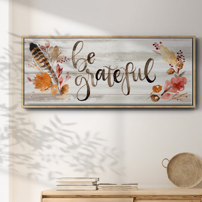 Grateful - Framed Canvas