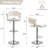 Christal Swivel Upholstered Adjustable Height Counter Stool-2109566880-2099052509