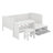 Twin Daybed With Storage Shelves And Study Desk, Matching Stool-639716646
