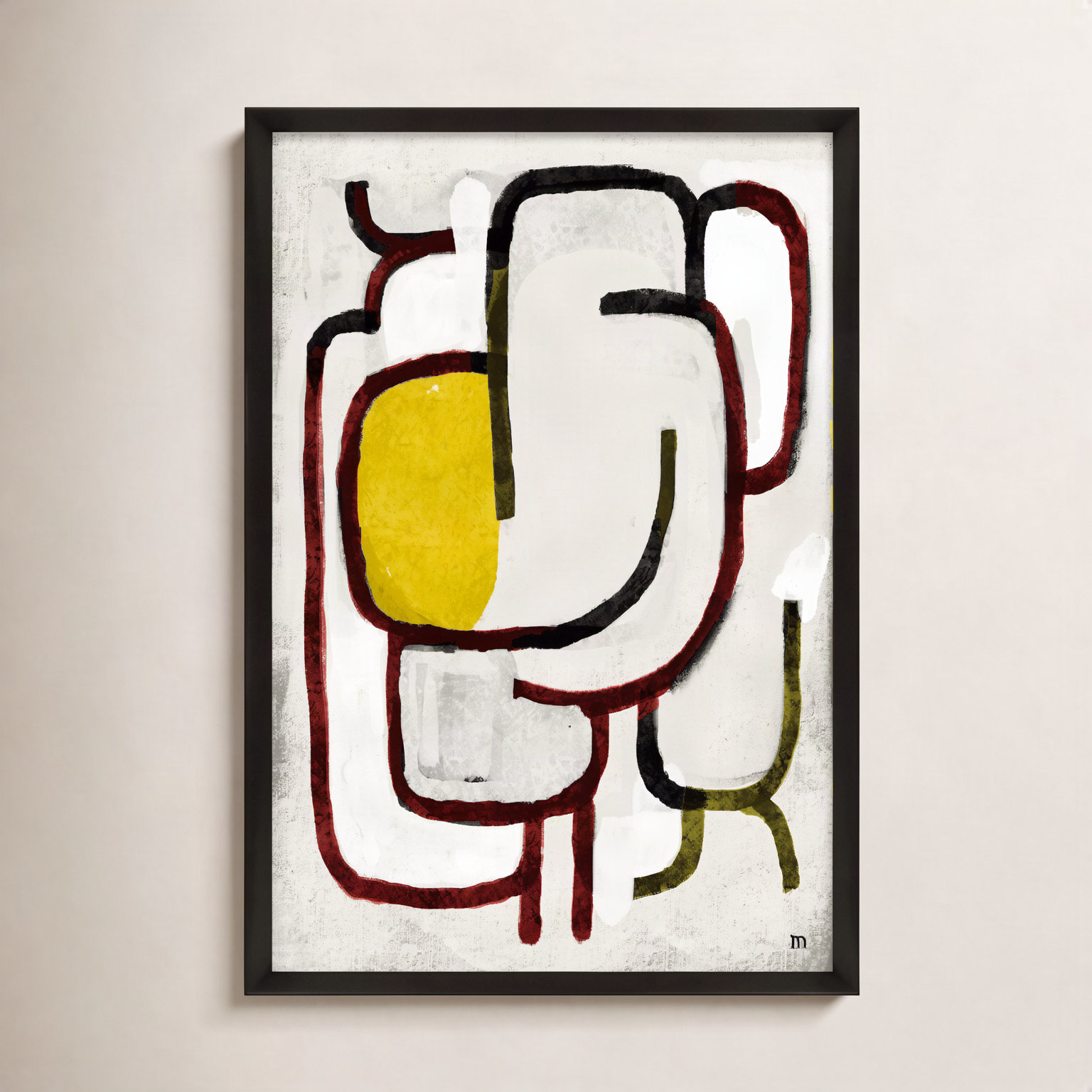 Lost In The Woods by Studiom, 25" H x 17.5" W x 1.25" D, Black
