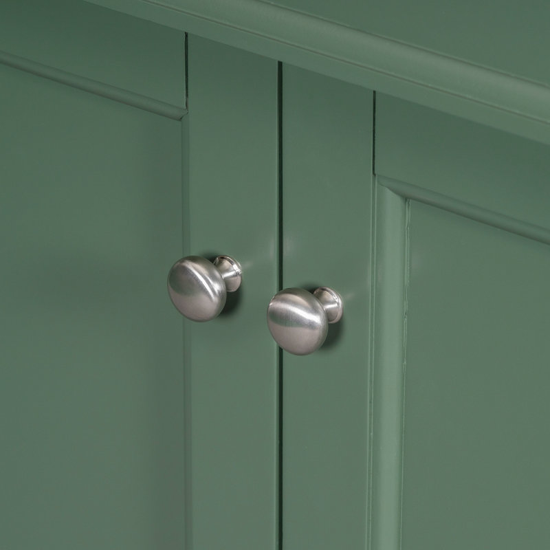 Meuble-lavabo simple 24,09 po avec plateau en résine, Vert