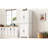 Tall Kitchen Pantry Cabinet with Pull Out Organizers-2093996824