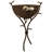 Oak Branch Iron Half Moon