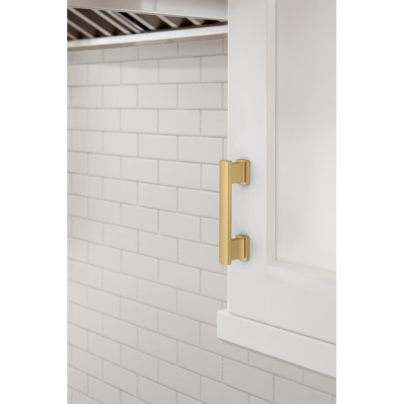 Amerock Triomphe 3 inch (76mm) Center-to-Center Cabinet Pull, Champagne Bronze