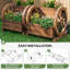Jardinière en bois pour jardin 2 pièces