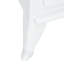 E Cairns 41.5 cm W White Electric Fireplace with 1850 BTU