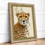 Dignified Cheetah Boho - Framed Print-946457037-946457038