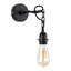Harp 1 - Light Satin Black Bulb Pendant-31098911
