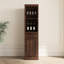 Armoire modulaire avec noyer brun pour une salle à manger fonctionnelle et sophistiquée