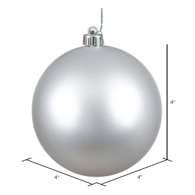 Boule incassable 4 po, Argent