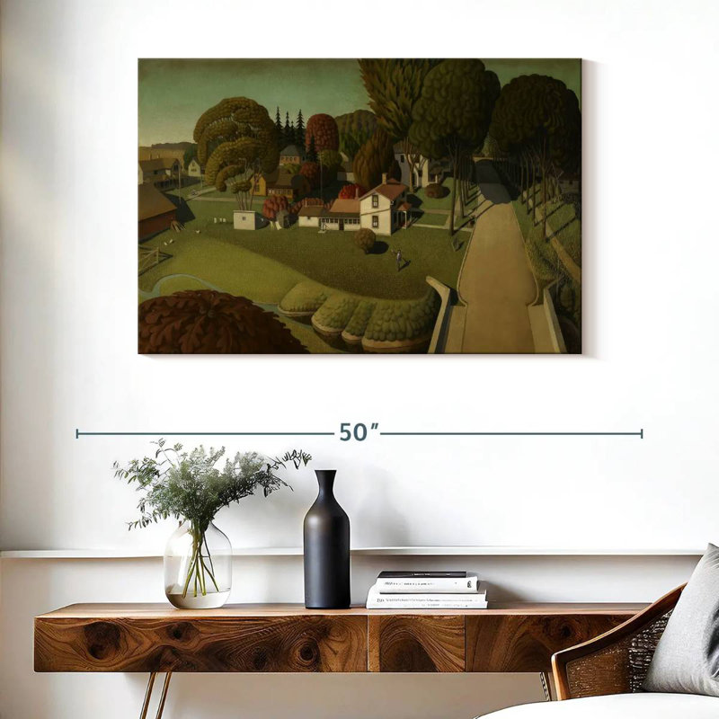 Alvord The Birthplace Of Herbert Hoover, 26" H x 39" W