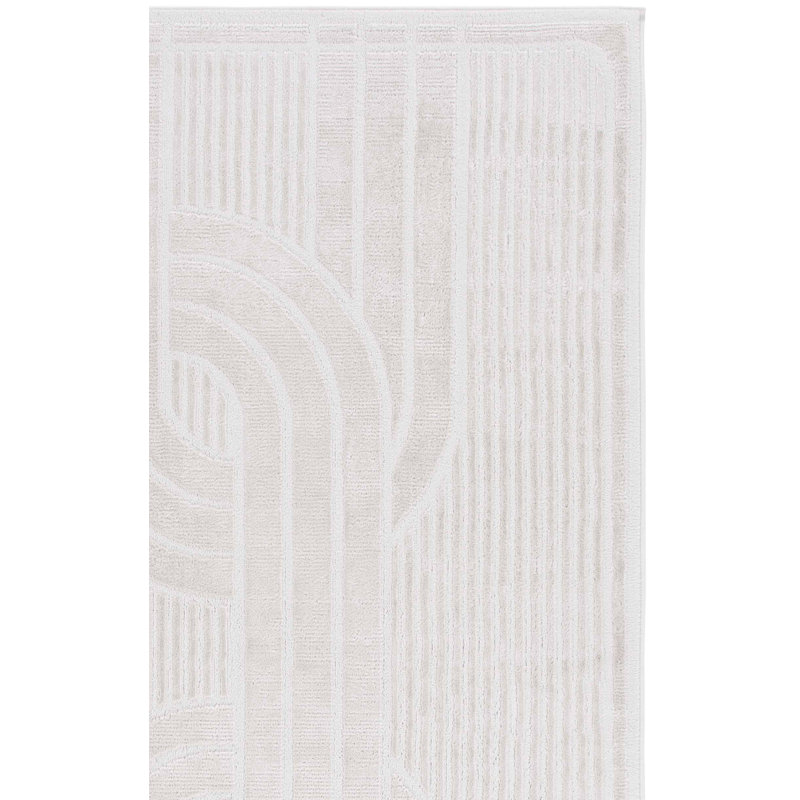 Tapis à motif géométrique Jhenna, Rectangulaire 8 pi x 10 pi