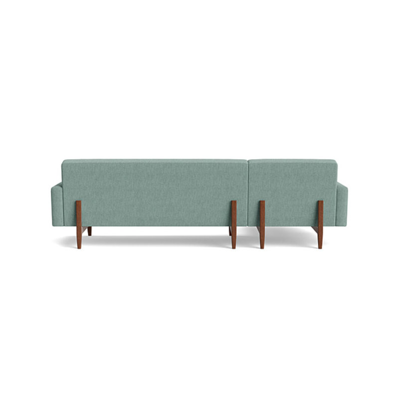 Tyler Chaise Sectional, Left Hand Facing, Performance Weave - Spa