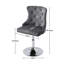 Eilish Swivel Upholstered Adjustable Height Counter Stool with Metal Frame-855948914