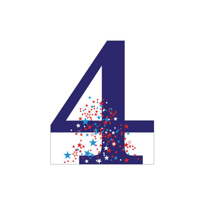 Number 36'' Cardboard Standup