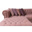 Lorena Pink Velvet Sectional Chaise-92113158
