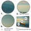 Bleu et jaune, bateau, paysage, bateau, toile, art mural-95879062-95879069