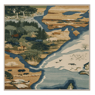 Tapis brun lavable à la machine