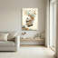 Ensemble de 1 tableau sur toile « Cage florale »-130029236-130029242