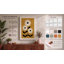 Three Daisies Ascending Retro - Wrapped Canvas-475575806-475575807