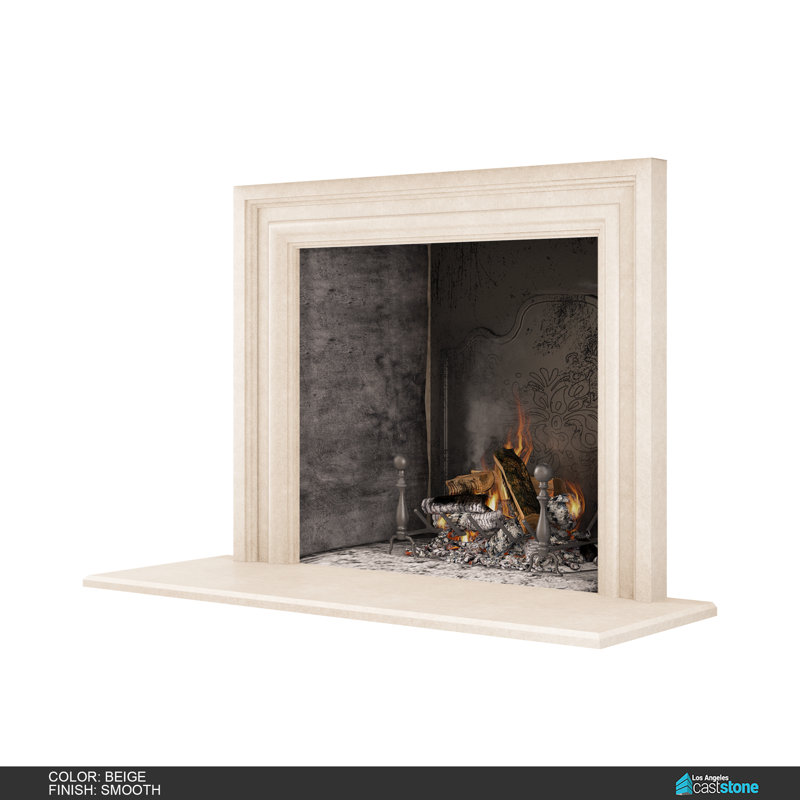 Monterey Fireplace Surround, Smooth Beige
