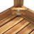 Solid Acacia Wood Slatted Outdoor Backless Bench