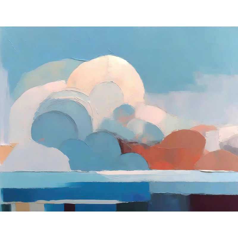 "Paysage 10" sur toile, H 26 po x l 32 po
