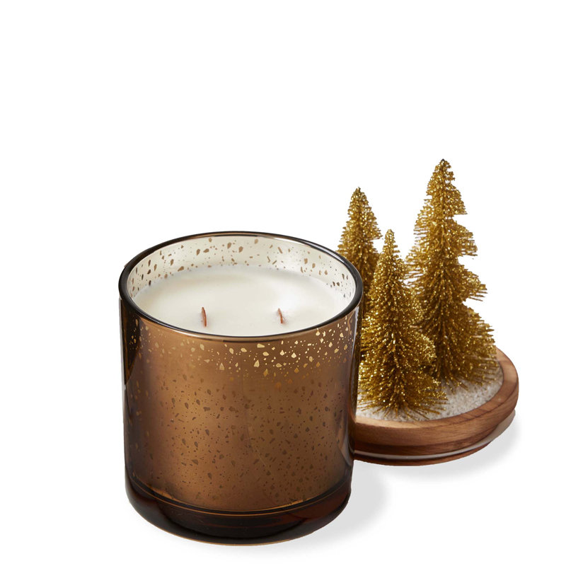 Snowcap Bottle Brush Candle