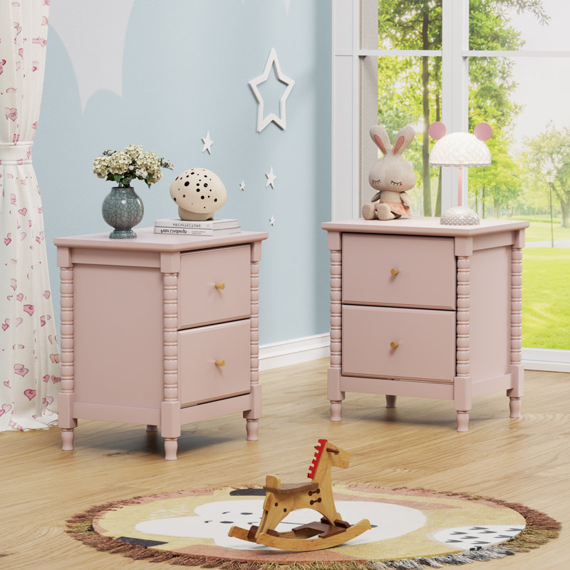Table de chevet 19,7 po, Pink