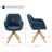 Upholstered Swivel Office Desk Chair-198951418