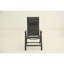 Ensemble de 2 chaises de patio pliantes en tissu textilène rembourré