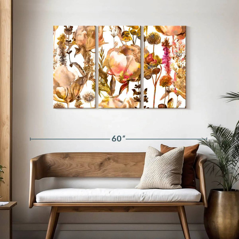 Pivoines artistiques Harnek, H 28 po x l 45 po