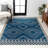 Amir Moroccan Beni Souk Navy/Ivory Rug-665936687