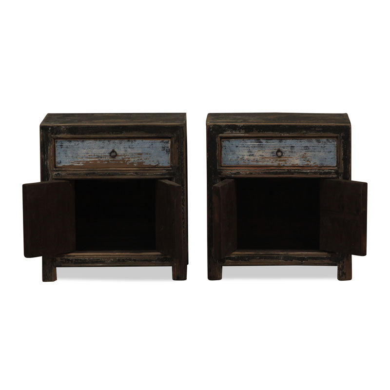Bangkok 50cm W Solid Wood Bedside Table