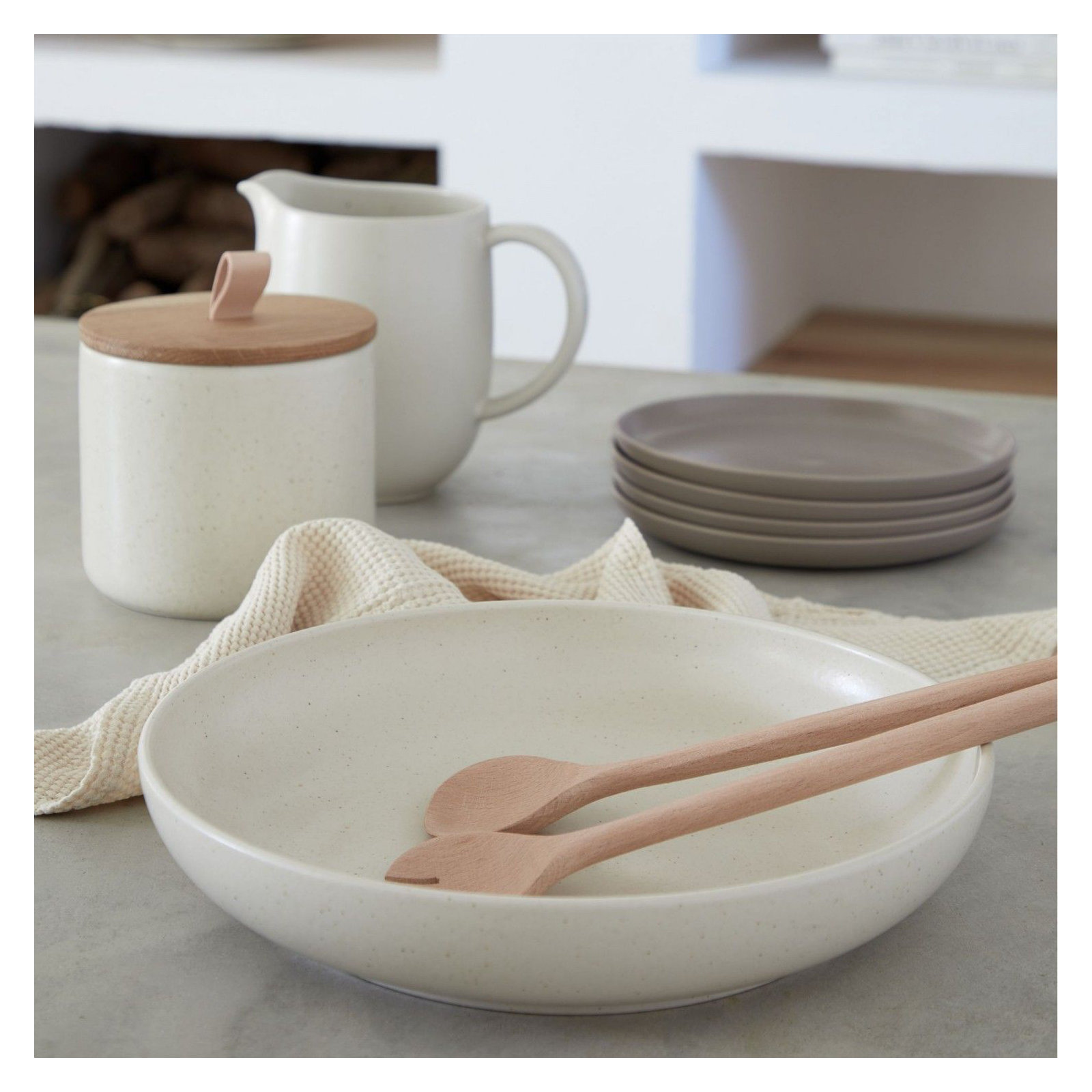 Casafina Pacifica Serving Bowl, Vanilla