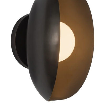 Cortez 5-in Urban Bronze dimmable LED Wall/Vanity Light
