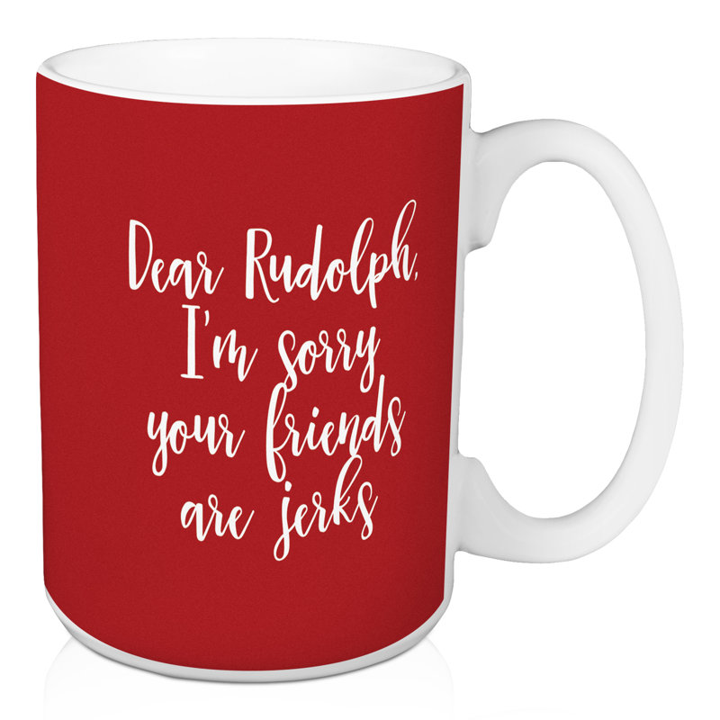 Grande tasse à café rudolph Hargett, Rouge