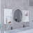 Wall-Mounted Bathroom Medicine Cabinet With Open And Closed Storage-97313461