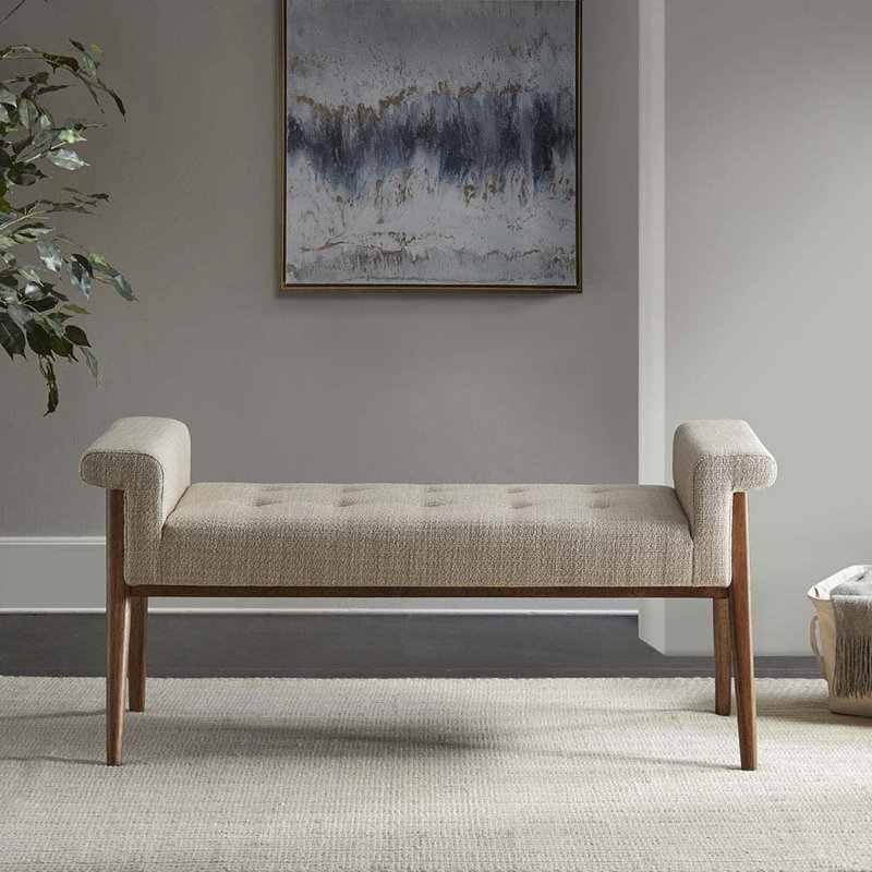Jacorian Polyester Upholstered Bench