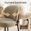Chaise rembourrée avec assise rembourrée épaisse-81206521